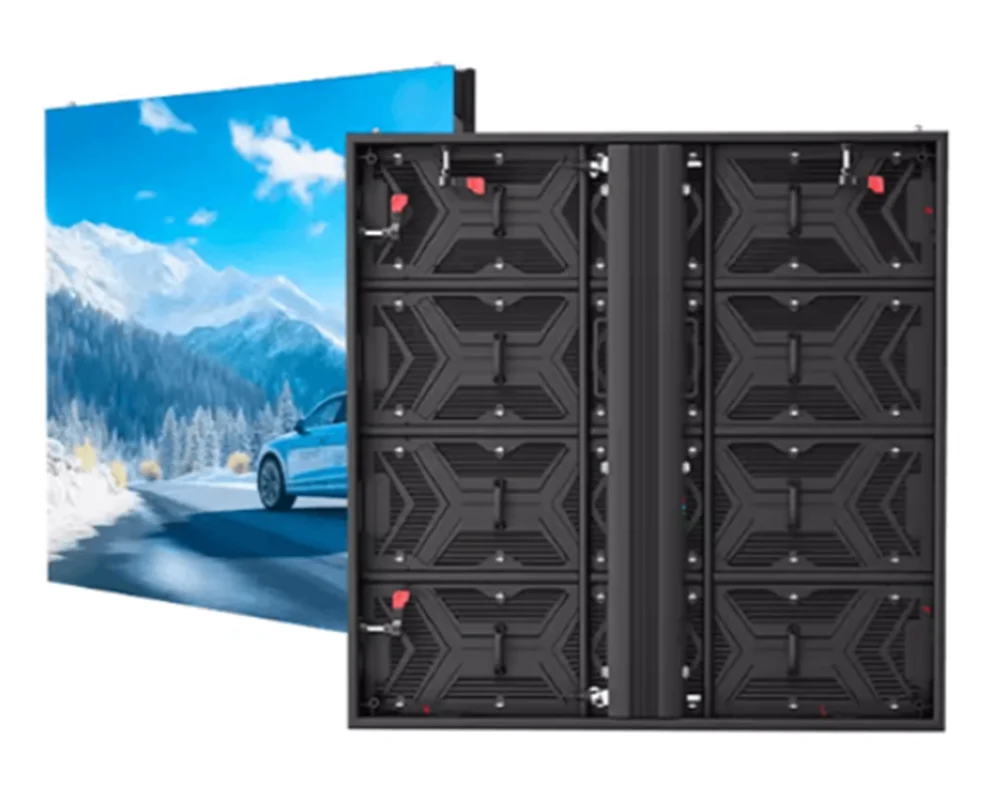 

P10.42 outdoor LED display screen suitable for fixed installation. If you have high requirements, please choose this one