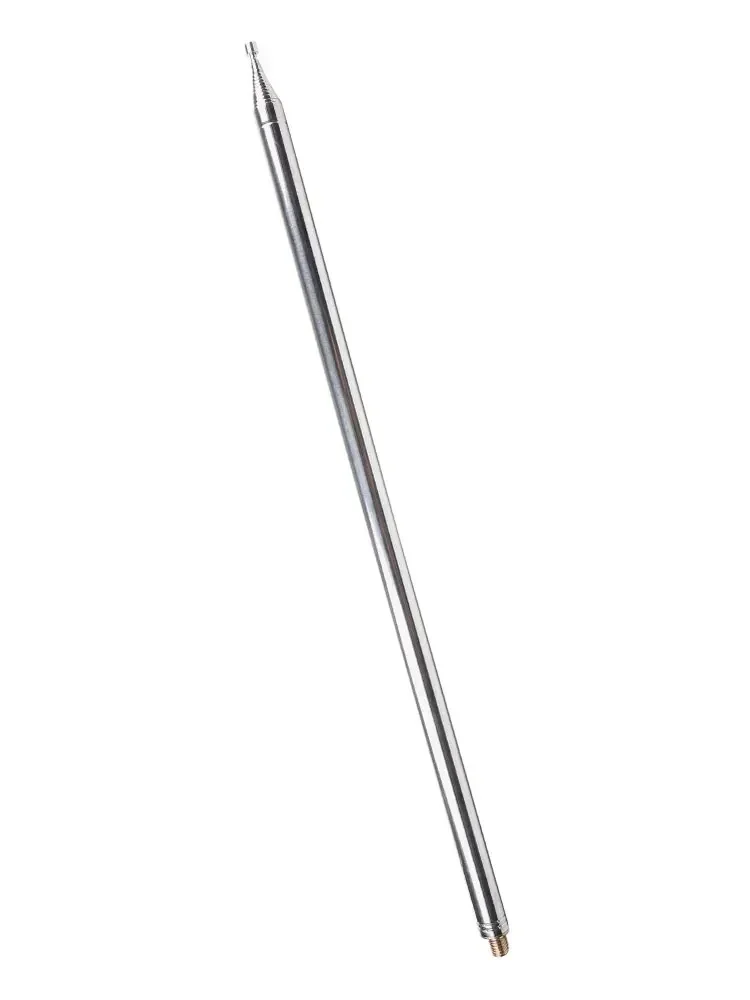 Telescopic Antenna Stainless Steel Telescopic Antenna 5 6M 18 4FT GP M10 External Thread For DIY Shortwave Radios