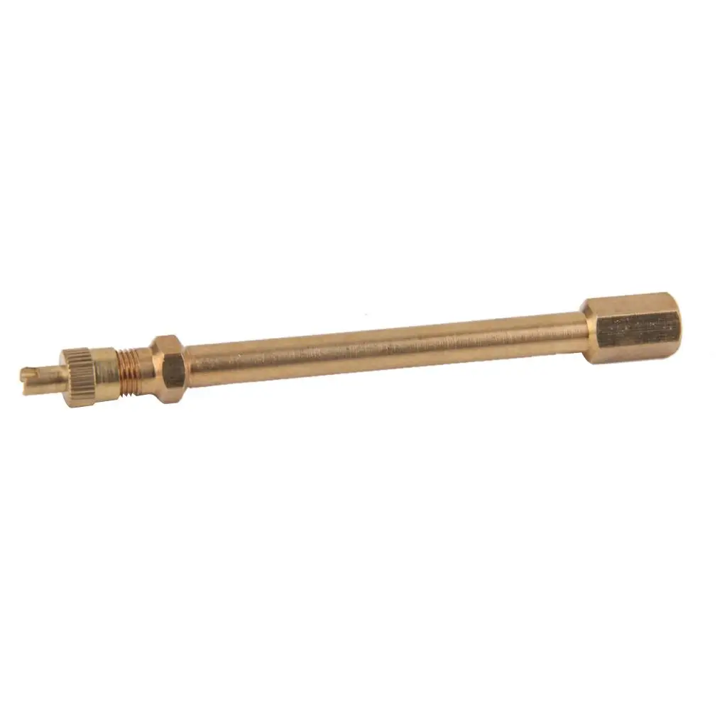 Copper Valve Stem Extension Rod Brass 100mm Air Inflation Tube for Bus Truck Passenger Car Tire Repair
