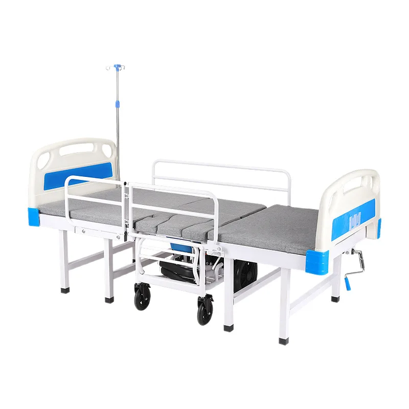 Multifunctional bed-chair set, with leg-raising, back-raising and movable functions