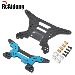 Carbon Fiber Front Rear Shock Tower/Damper Stay for Tamiya DF03 Dark Impact Chassis Kit
