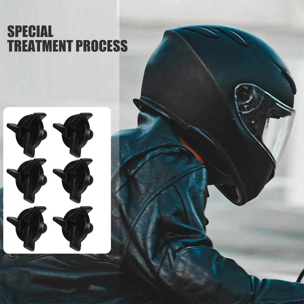 Tornillo de fijación de visera de plástico para motocicleta, 15 Uds., para Hardware de repuesto de equipo de seguridad de Rally Dirtbike