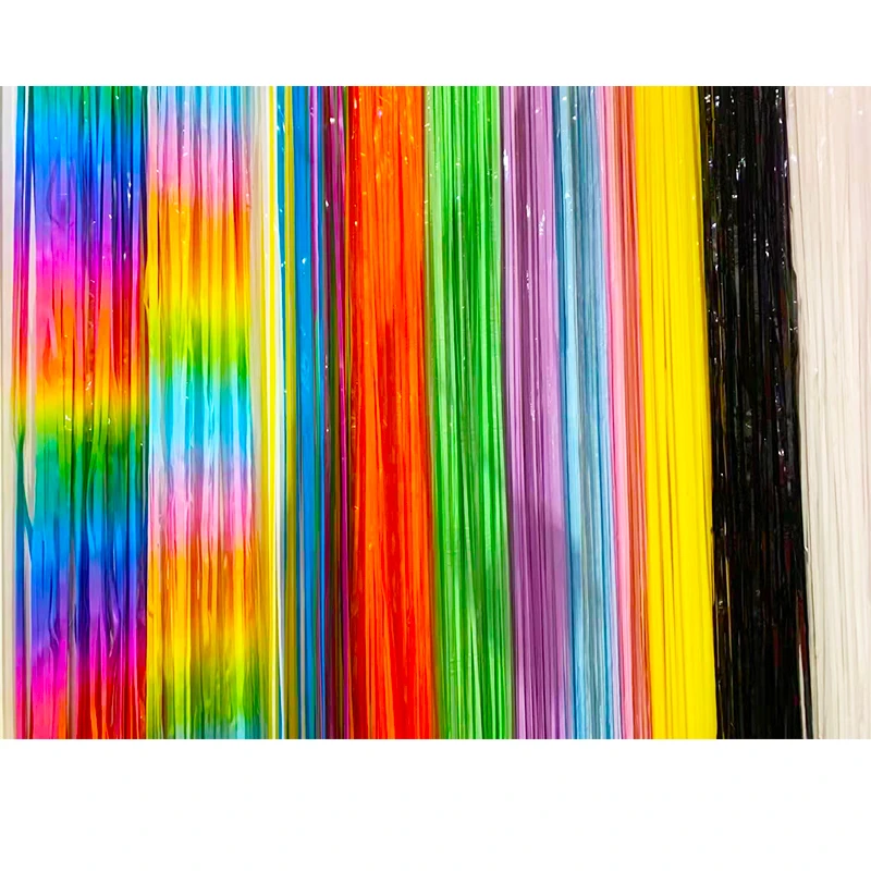 Advanced Birthday Party Decorations Backdrop Wall Foil Tassel Fringe Curtain Kids Adult Photo Booth Baby Shower Party Supplies