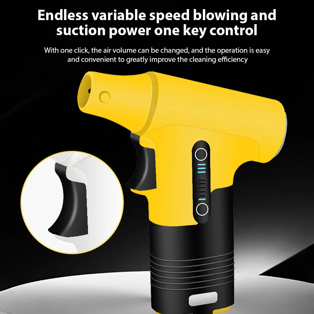 Elektrischer Luftzerstäuber 130000 RPM Mini Turbo Fan Blasen und Saugen Dual-Purpose Staub Entfernung Jet Trocken Gebläse Tragbare Handheld