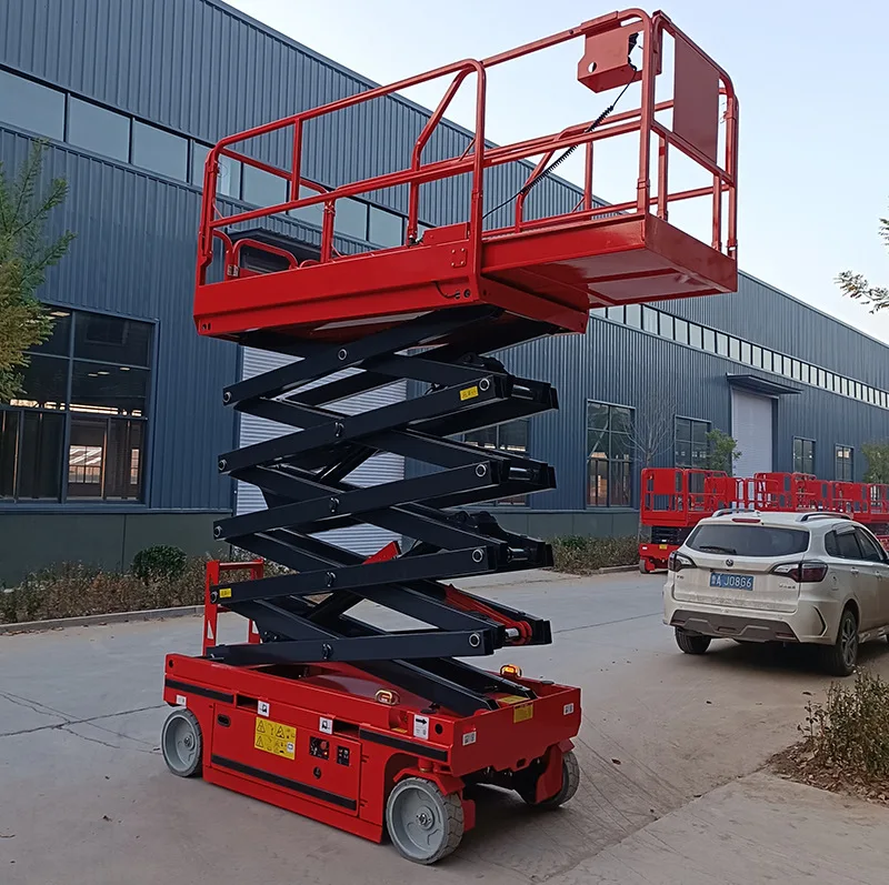 Mobile automatic lift scissor self-propelled lifting platform Automatic aerial work platform