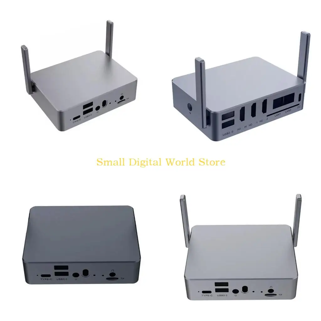 

77UB Aluminum Alloy Case for OrangePi 5Plus Mainboard Protector for Pi5Plus Enclosure