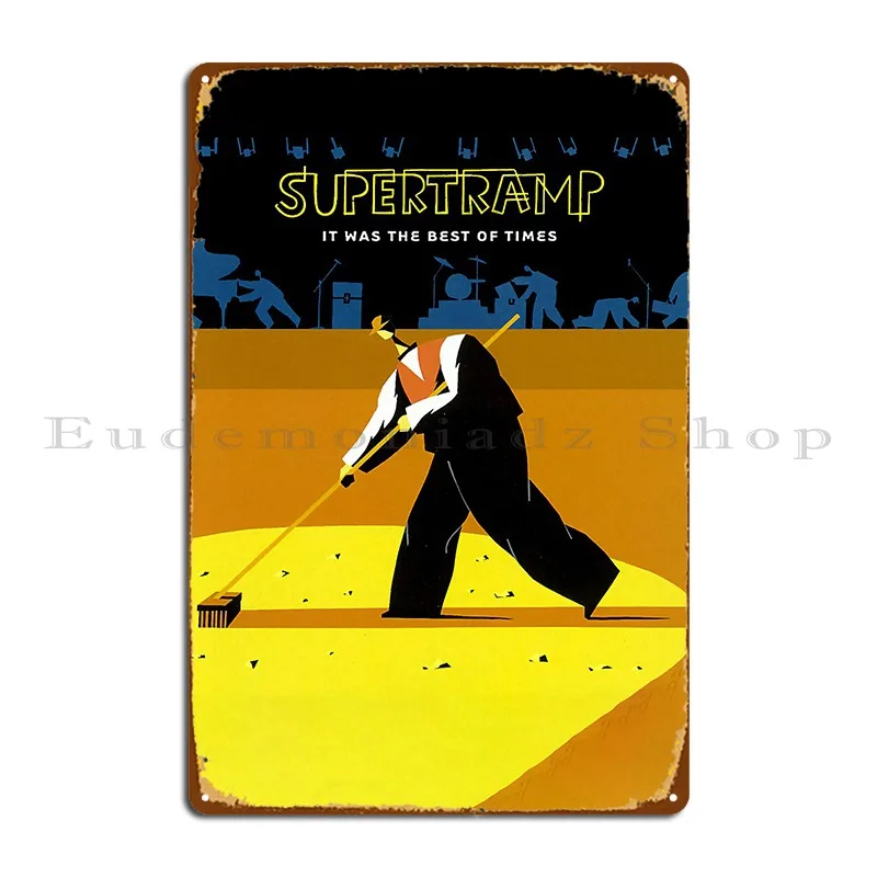 Supertramp Sister Moonshine Metal Sign Wall Cave Designing Retro Living Room Club Tin Sign Poster