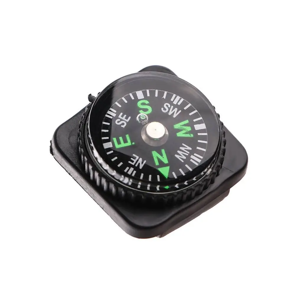 

5pcs Emergency Tool Survival Portable Handheld Mini Compass Belt Buckle Hiking Travel
