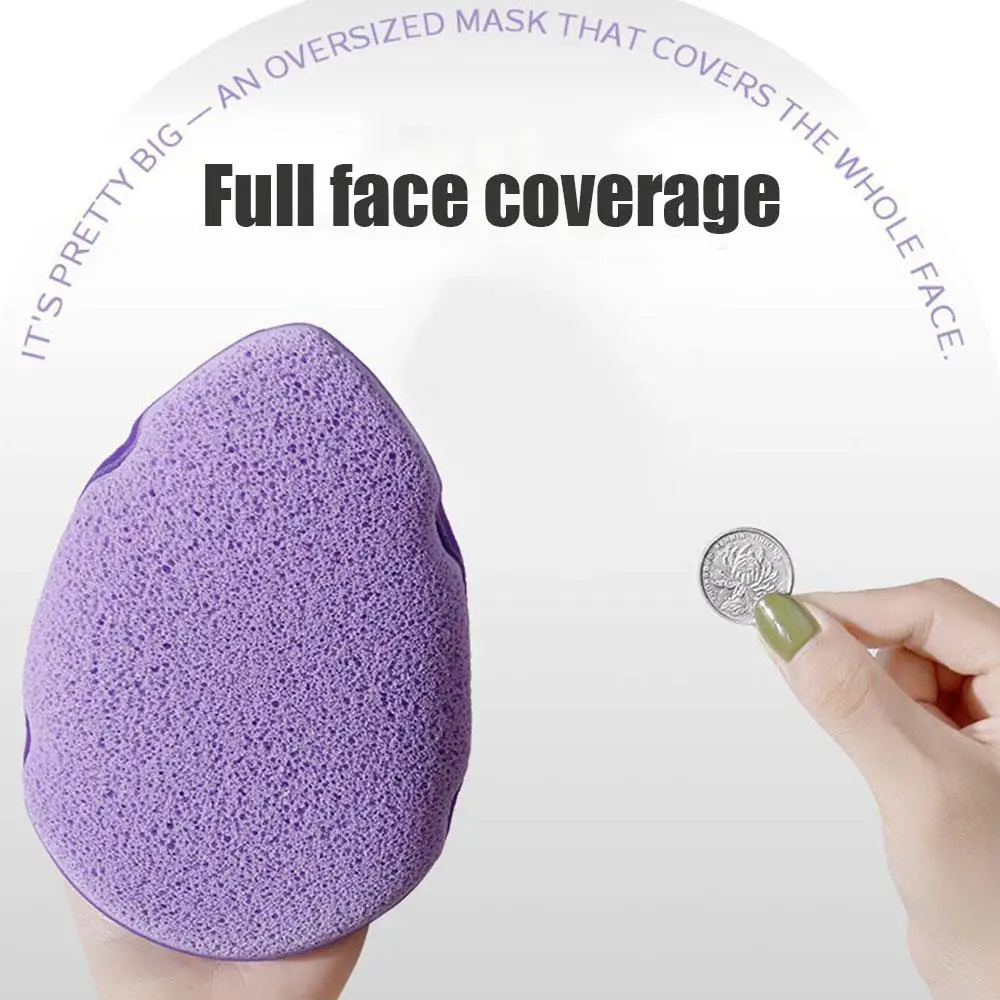 إسفنجة مكياج كبيرة لتنظيف الوجه، وسادات وجه ناعمة لغسل الوجه، عناصر تنظيف البشرة، مستحضرات تجميل الوجه، أداة العناية بالبشرة، نفخة مفيدة