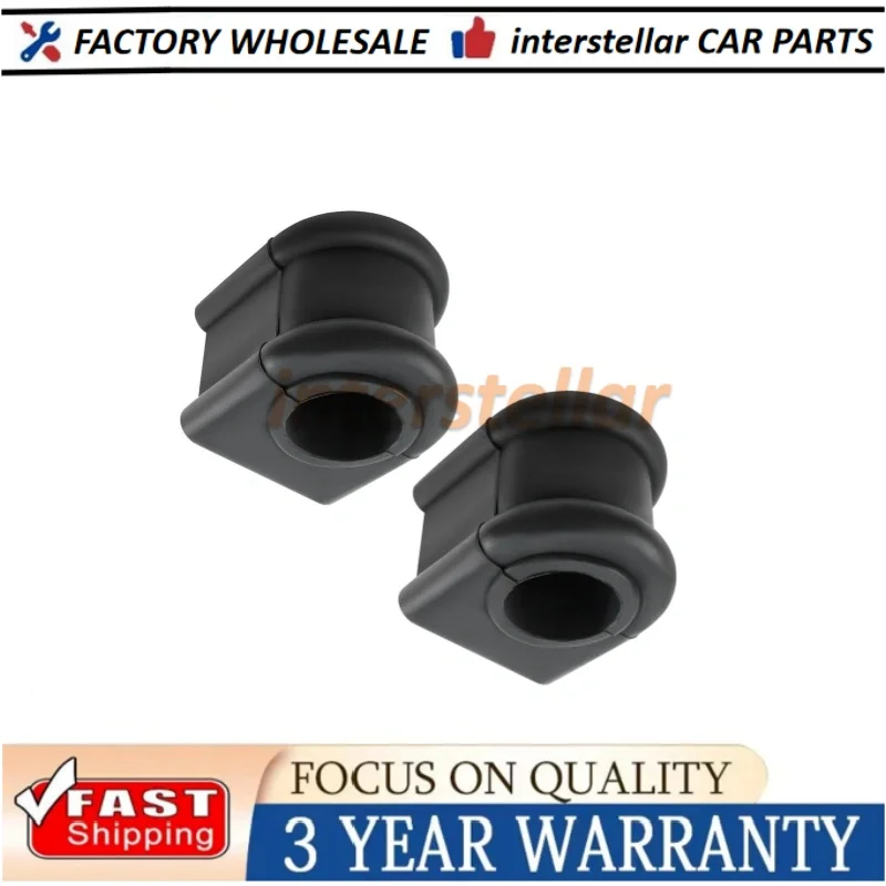 68184510AA 2pcs Car Front Stabilizer Sway Bar Bushing Black Rubber for Jeep Grand Cherokee WK2 2011 2012 2013 2014 2015
