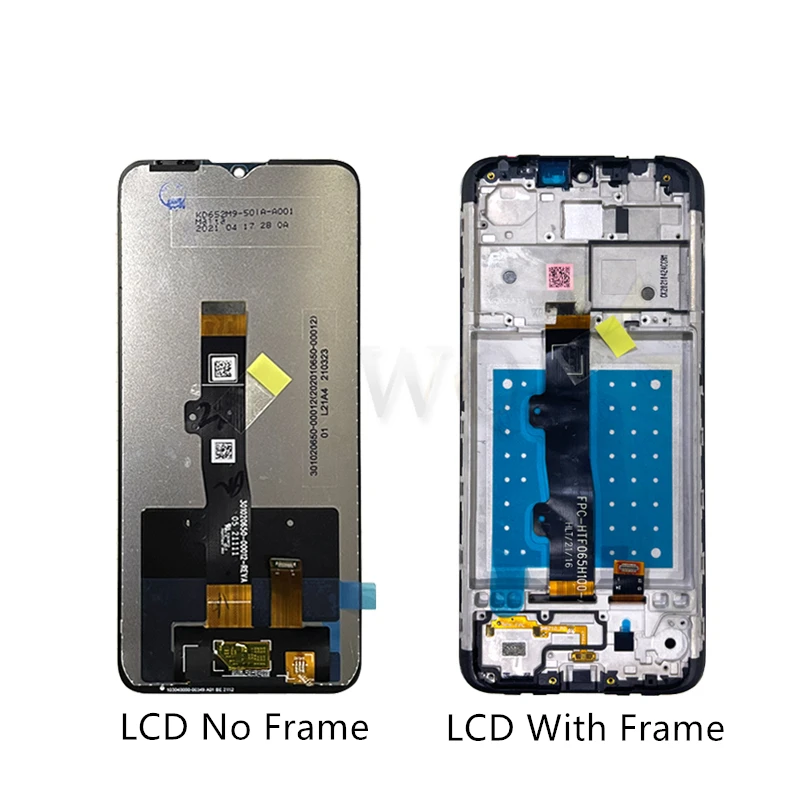 For Motorola Moto E7 LCD Display Touch Screen Digitizer Assembly With Frame For Moto E7/E7i Power Screen Replacement Part 6.5\