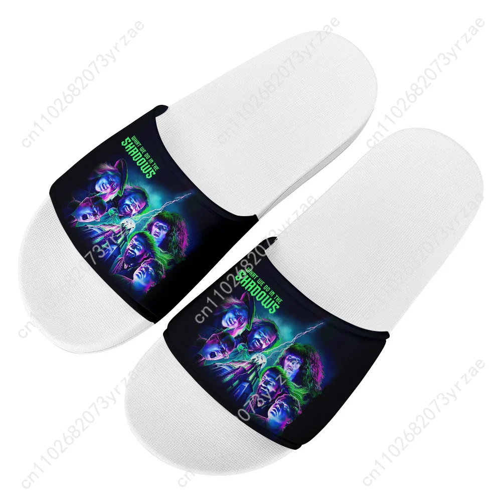 ما نفعله في الظلال الصنادل النعال المنزل حذاء الماء الرجال النساء المراهقين الحمام الشاطئ حمام سباحة أحذية النعال المخصص