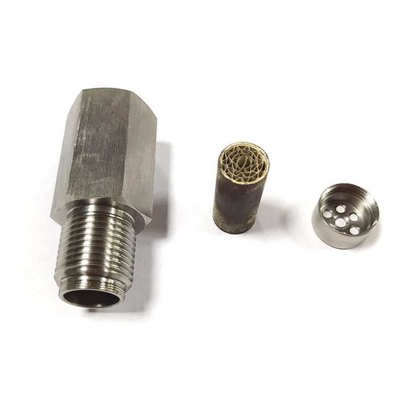 M18 * 1.5 مستشعر الأوكسجين المستقيم العالمي O2 من الفولاذ المقاوم للصدأ مع محول حفاز صغير #2