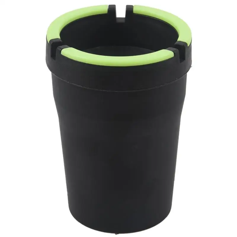 Stub Out Glow in the Dark Cup-Style Self-Extinguishing Cigarette Ashtray - Black