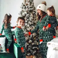 Pijamas de Navidad para madre y padre, conjunto a juego para familia, ropa para niños, traje de aspecto familiar, peleles para bebé, ropa de dormir, 2026