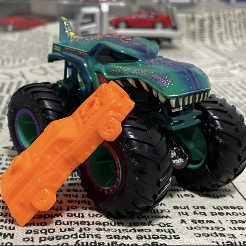 

New Genuine Monster Wild Bigfoot Series Hot Wheel Muscle Off Road Vehicle Boy Model Toy Bigfoot Tiger Shark Fyj44 Model Toy Gift