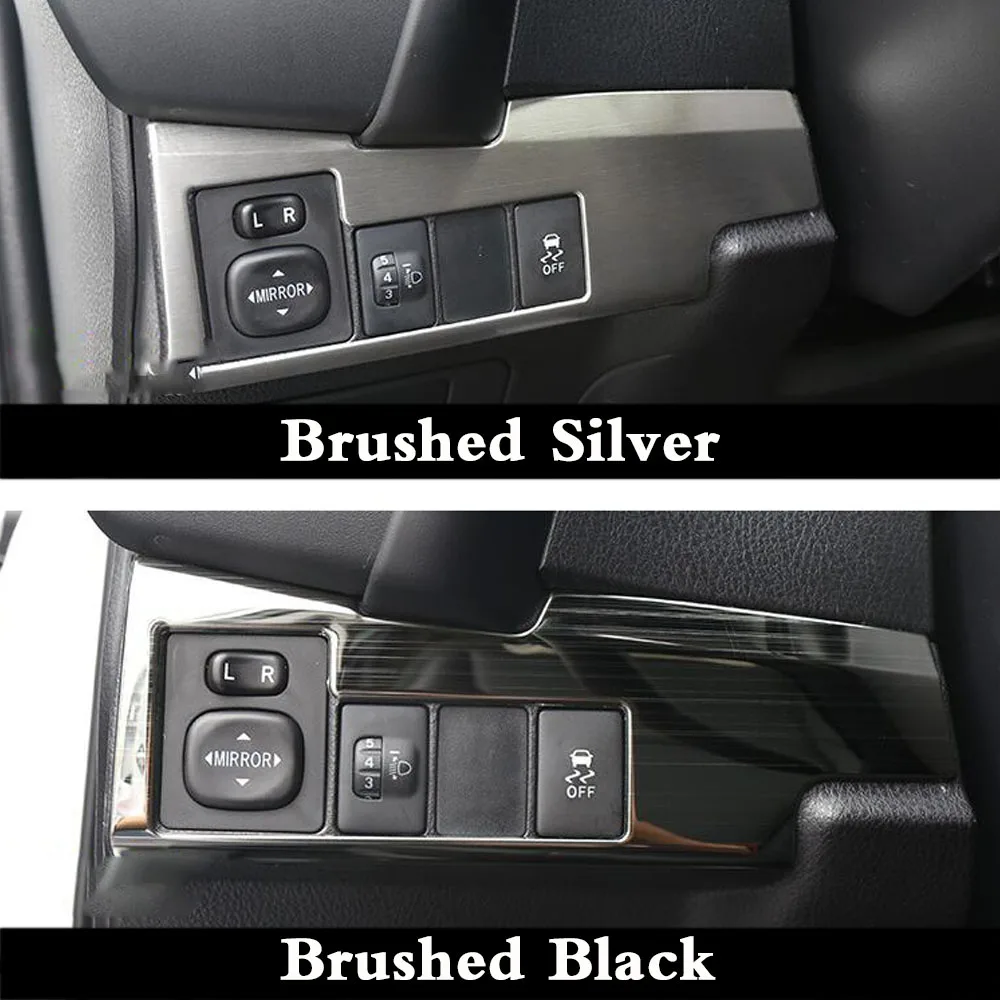 Stainless Steel Car Interior Headlight Switch Decoration Trim Cover Auto Accessories For Toyota Corolla Altis 2017 2018 2019