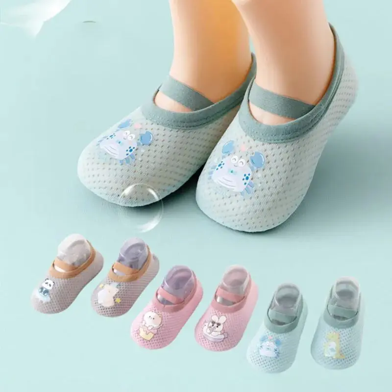 

Детская обувь для малышей, обувь для первых шагов, нескользящая утолщенная обувь, носки-тапочки, носки-тапочки в животном стиле для малышей, обувь на плоской подошве
