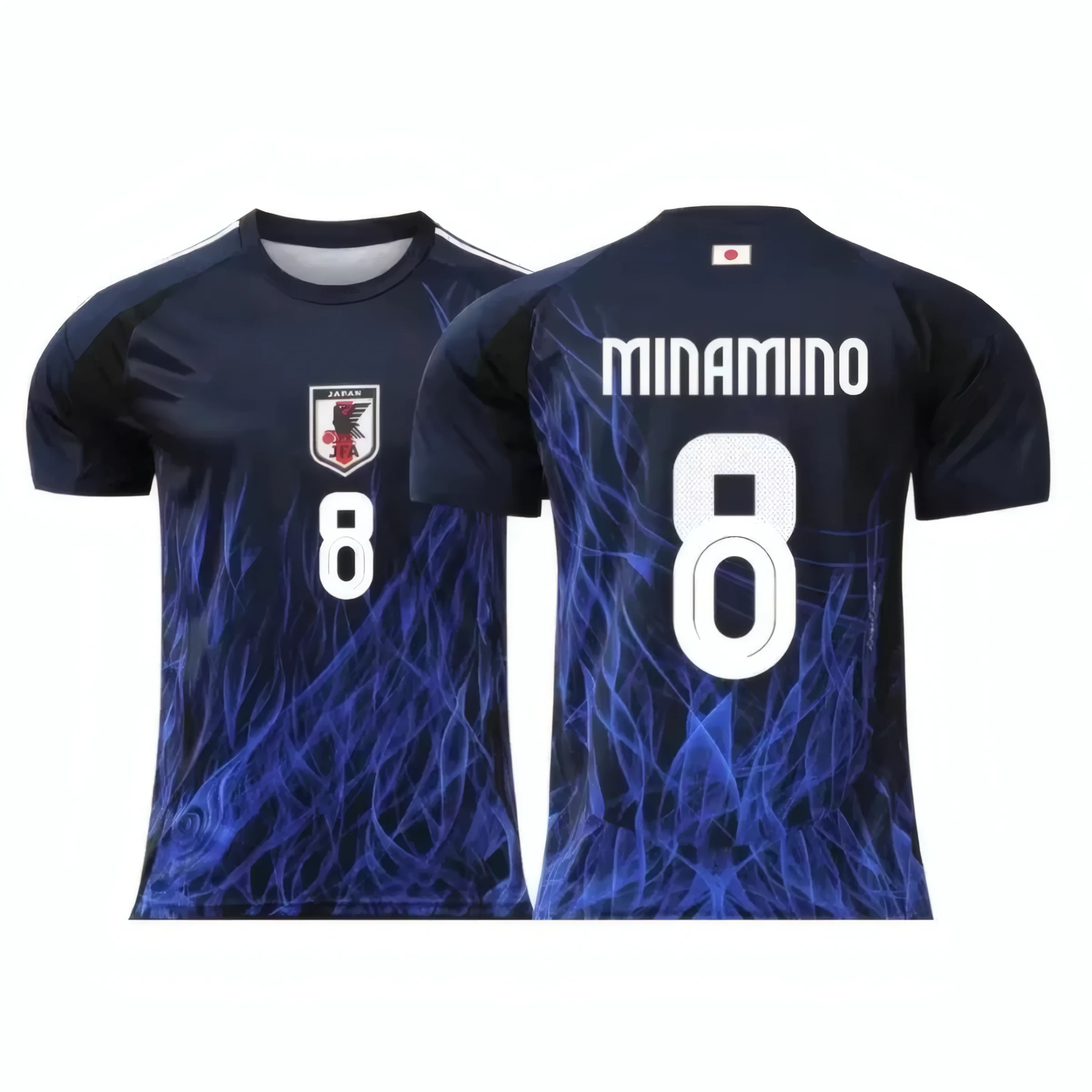 

The new T-shirt of the Japanese national team football jersey is a unique training wear for fans, comfortable and breathable
