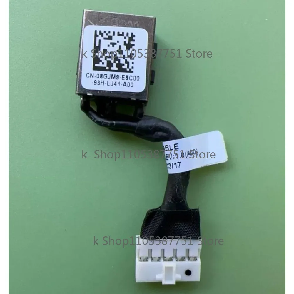 New Laptop power charging port For DELL E7480 E7490 E7491 P73G 08GJM9 DC30100Z400