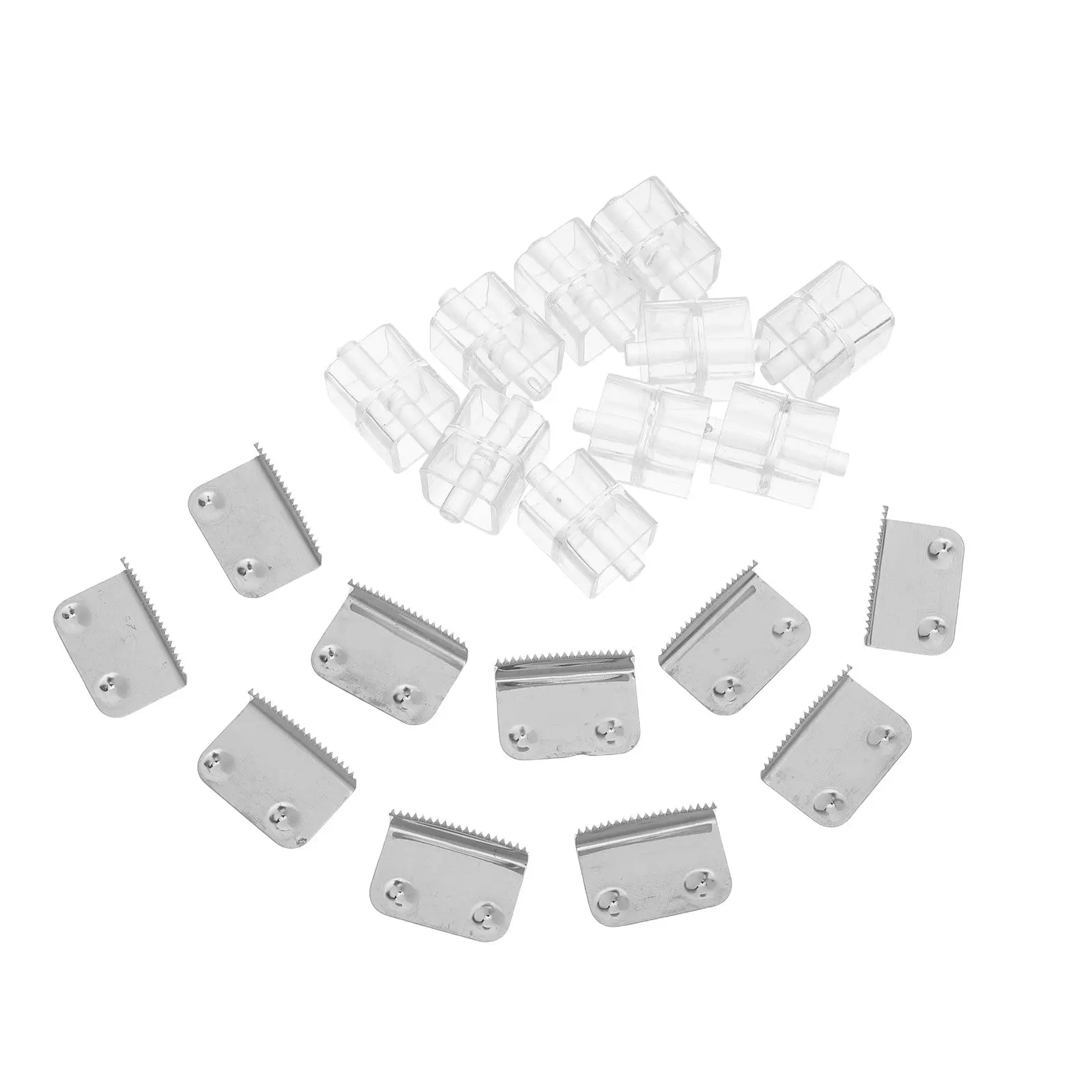 10Sets Tape Dispenser Replacement Blades Iron Cutter Blade Kit Carton Sealer Spare for Packaging Tape Gun Binding Machine Use