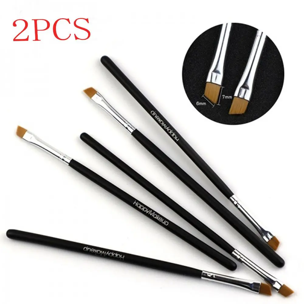 Qualität Pulver Make-Up Werkzeug Kabuki Gesicht Nase Pinsel Holz Kosmetik Pinsel Make-Up Pinsel Augenbrauen Eyeliner Pinsel Lidschatten Pinsel