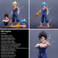 32cm Dragon Ball Anime HB Vegetto PVC Action Figure Super Saiyan Statue Desktop Decoration Collectible Model Kids Gift Fan Gift