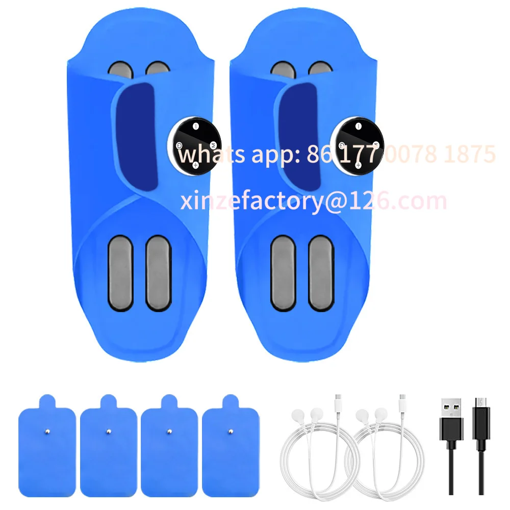 

Customizable Electric Foot Massager Shoes Pad Rechargeable 8 Adjustable Models Electric Vibrating Foot Muscle Relaxation