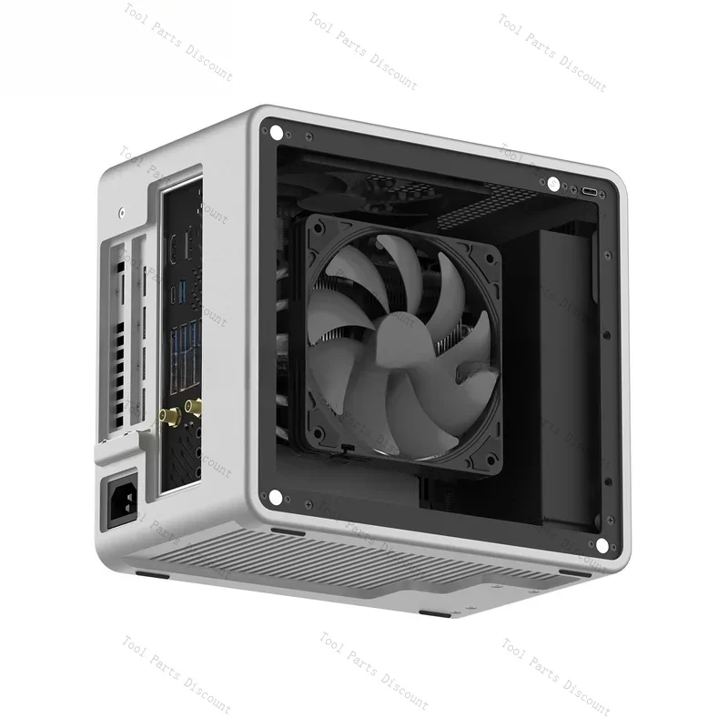 COOJ Sparrow MQ6 올 알루미늄 합금 일체형 ITX 소형 데스크탑 A4