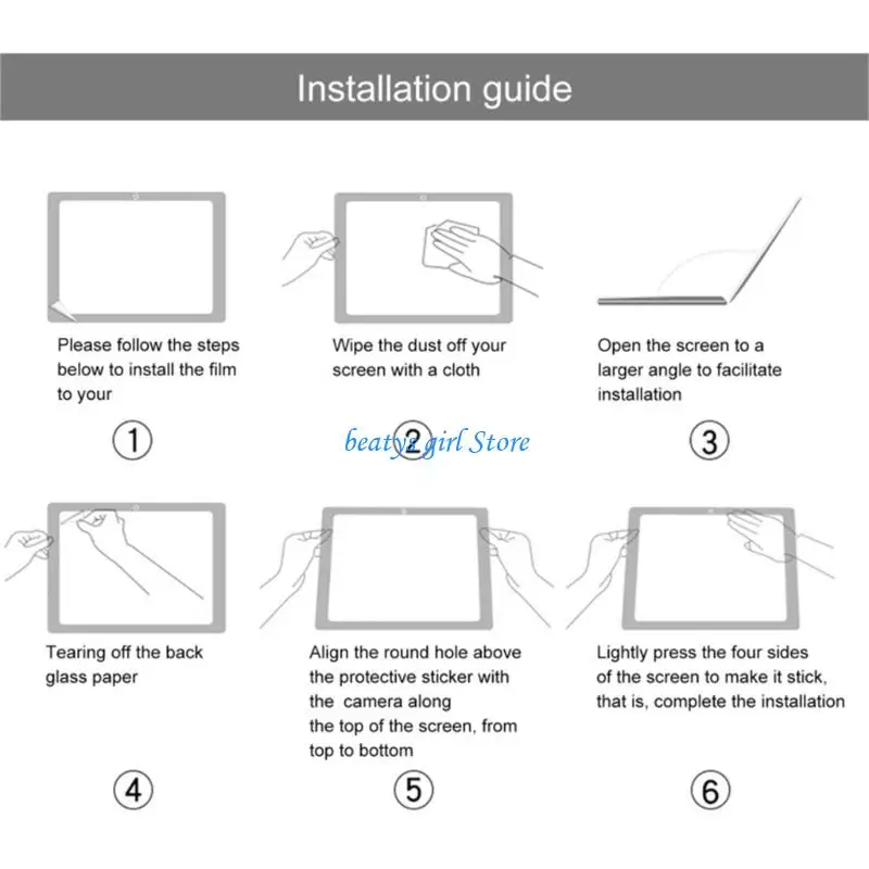 Пленка твердости C7AB 9H стеклянная для протектора дисплея ноутбука 14 дюймов против отпечатков пальцев