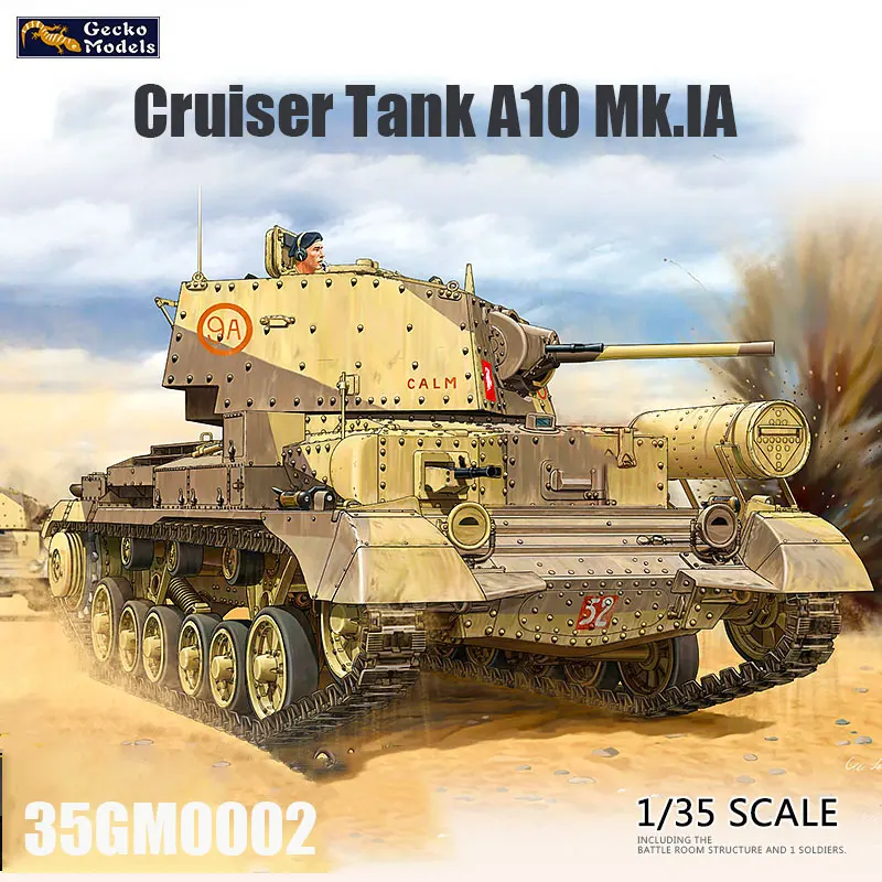 

Gecko model 1/35 scale 35GM0002 British cruise tank A10 Mk.IA assembled model kit