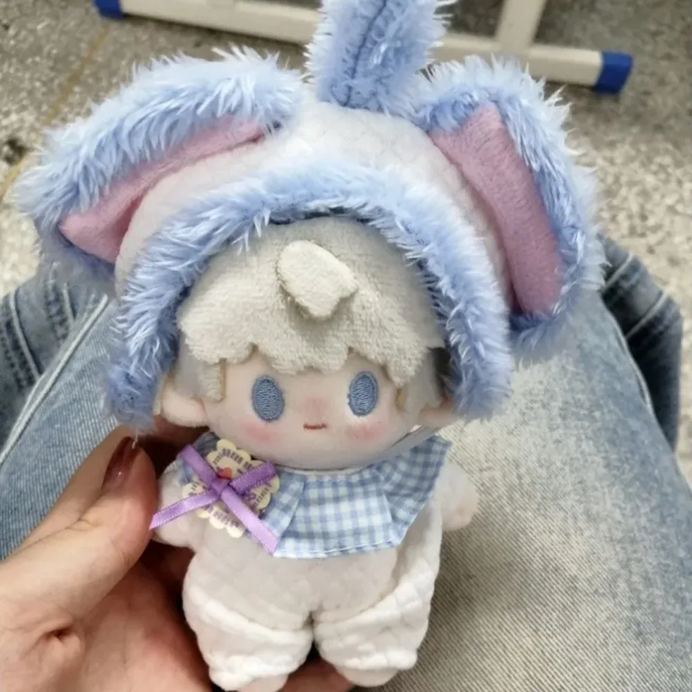 

Комбинезон со слоном, 10 см, хлопковая кукольная одежда, мультяшная шляпа, милая кукольная одежда 20 см, костюм, креативный комплект одежды для куклы