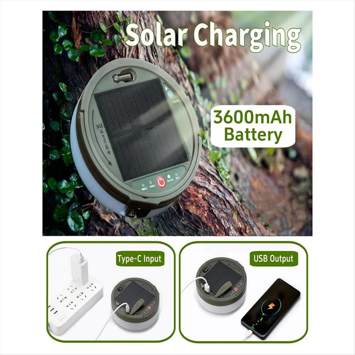 

*A14E Солнечные гирлянды для кемпинга, 32 фута, подвесные сказочные гирлянды, 100 светодиодов, портативная водонепроницаемая лампа для кемпинга, пульт дистанционного управления