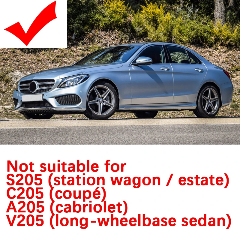 For Mercedes-Benz C-Class W205 Sedan Accessories 2014~2021 Car Sun Visor Window Mesh Sunshades Privacy Curtains 2015 2016 2018 view 3