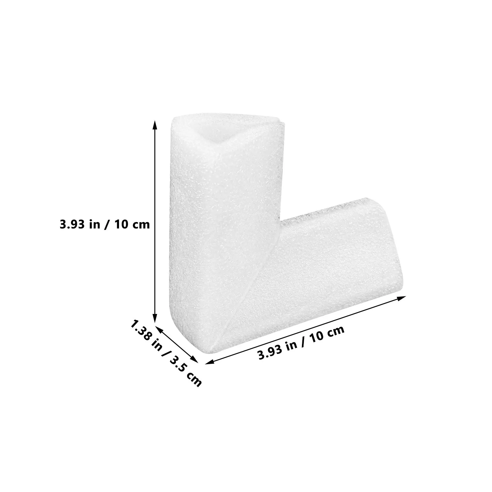 24Pcs Epe Foam Edge Protectors L Shaped Packaging Corner Guards Pearl Cotton for Shipping Moving Fragile Items