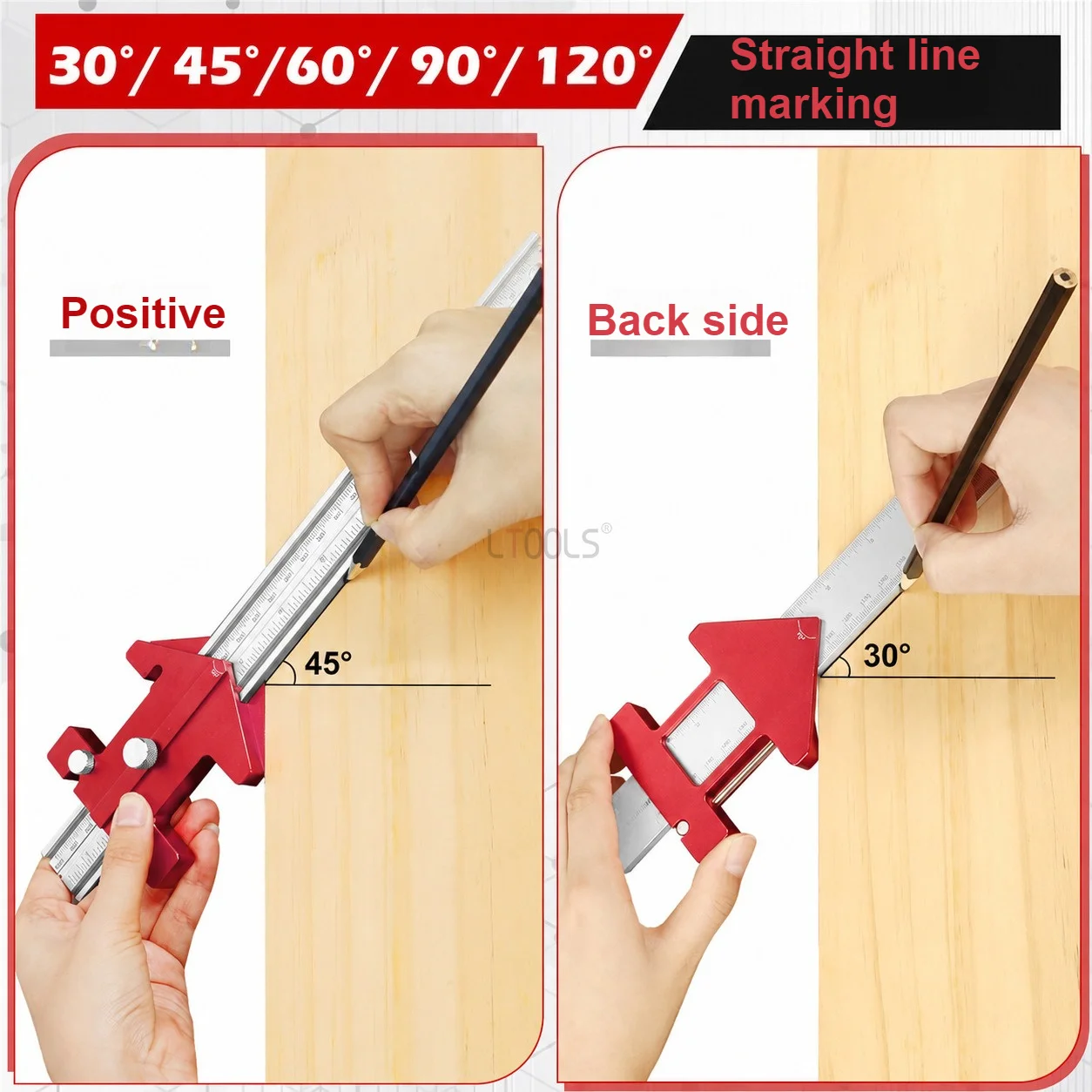 Drilling Locator Woodworking Handle New Multifunctional Furniture Aluminum Alloy Cabinet Drilling Sturdy Wear-resistant