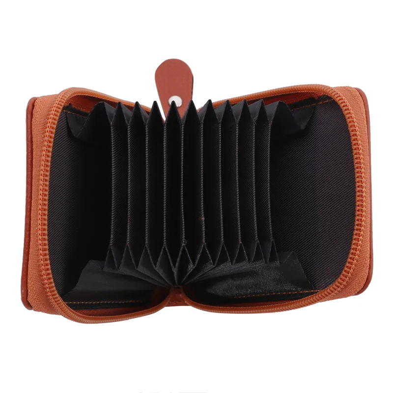 Credit Card Wallets PU Leather Men Bank Cardholder Case Slim Thin Wallets Mini Multi-layer Convenient To Carry