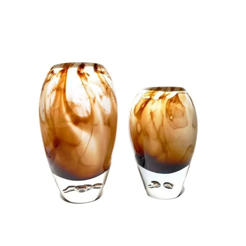 Simple and modern creative bubble spherical glass vase home model room desktop flower arrangement ornament