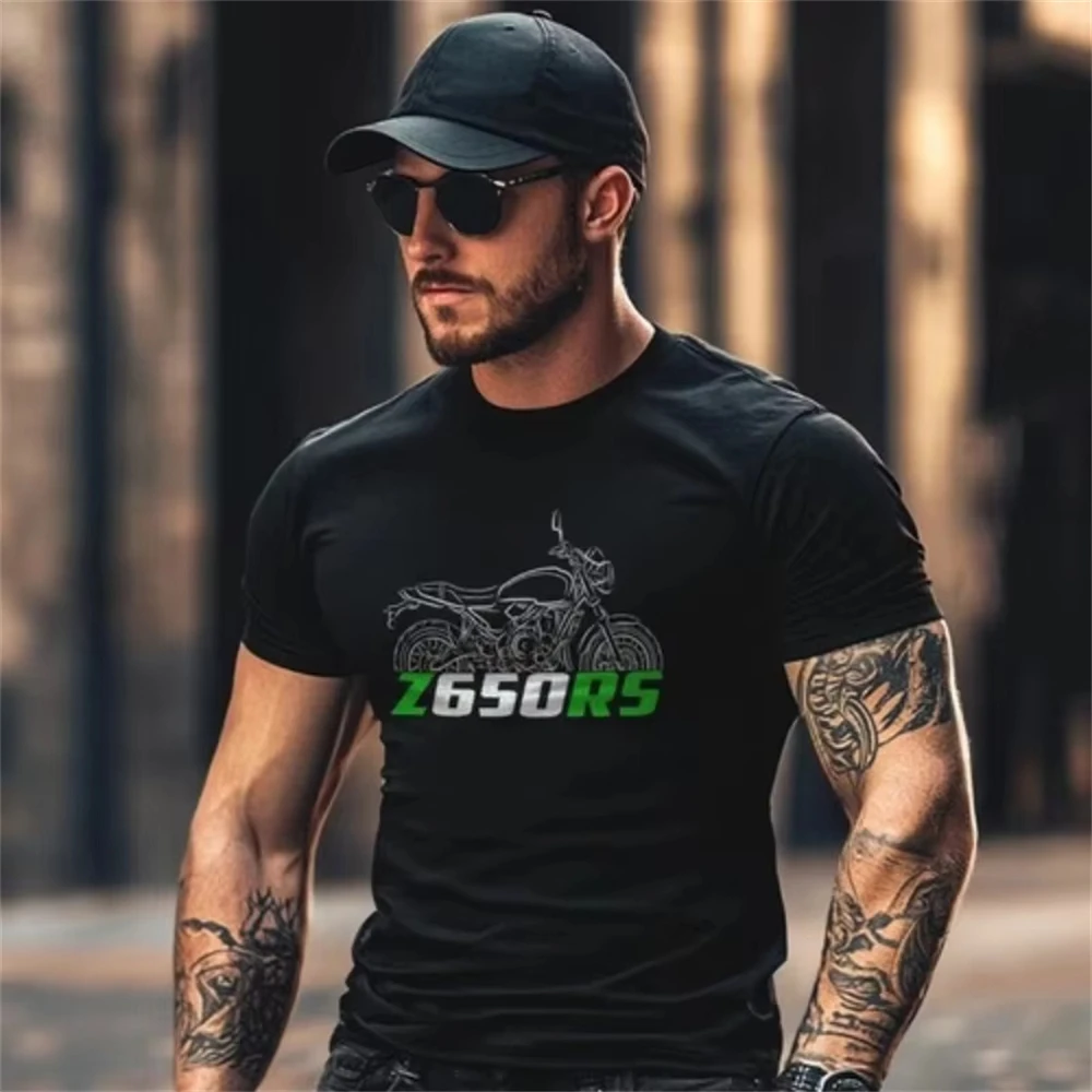 

Kawasaki Motorcycle Z650RS T-shirt for Men and Women, Outdoor Sports, Leisure Riding, Adult Fashion, 3D Printing