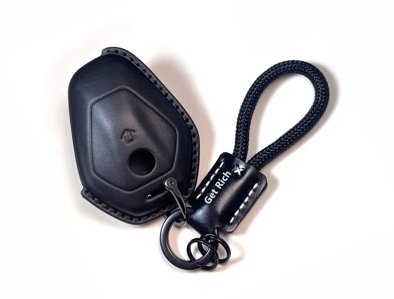 Leder-Schlüsseletui für BMW R1300RT R1300RT 1300RT 1300GS 1300GS R1300GS ADV Adventure Motorrad Fob Cover Shell Zubehör – Detail 2
