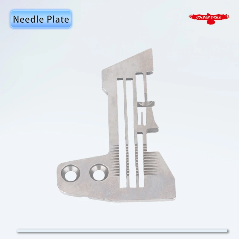 E919 Throat Plate Fits Siruba 747 (700F 4-Thread) Industrial Overlock Sewing Machine Genuine Quality Needle Plate 2x4mm