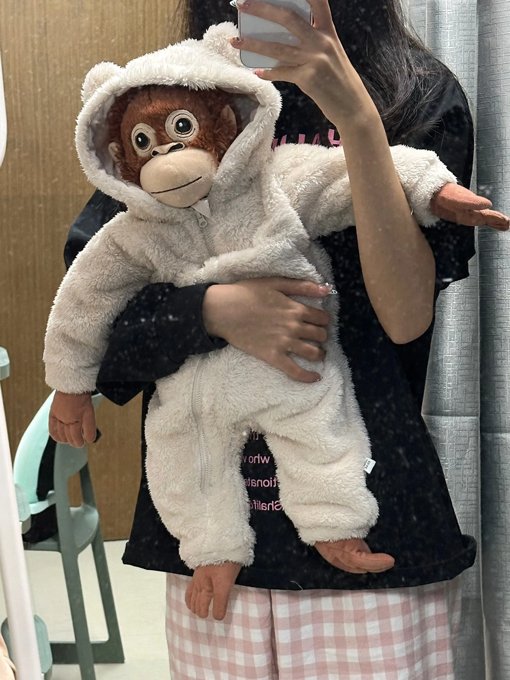 IKEAed mono gorila orangután muñeca 60cm animales súper suaves juguetes de peluche dibujos animados niños niñas regalo acompañar el dormitorio