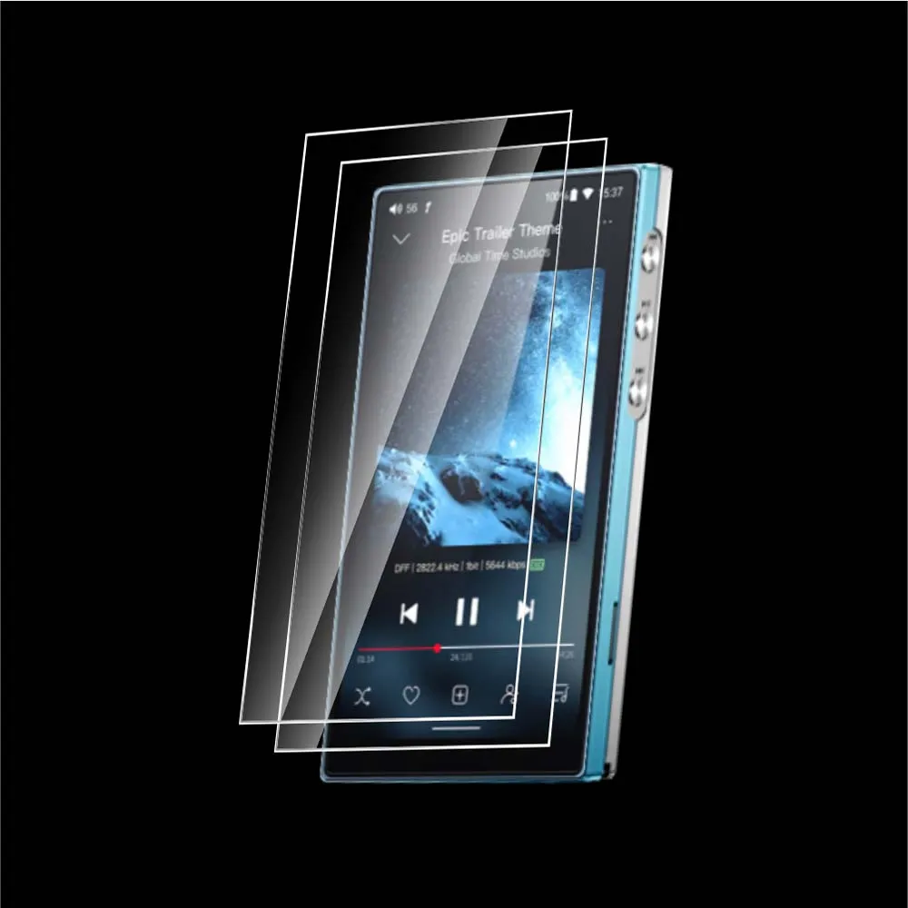 واقي شاشة من الزجاج المقسى عالي الجودة مقاوم للخدش 9H لهاتف FIIO JM21