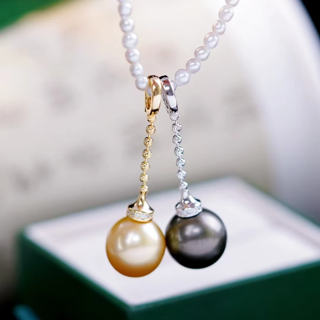 

925 Sterling Silver Pendant Mounts Base Findings Settings Mountings Jewelry Fittings for 12-13mm Pearls