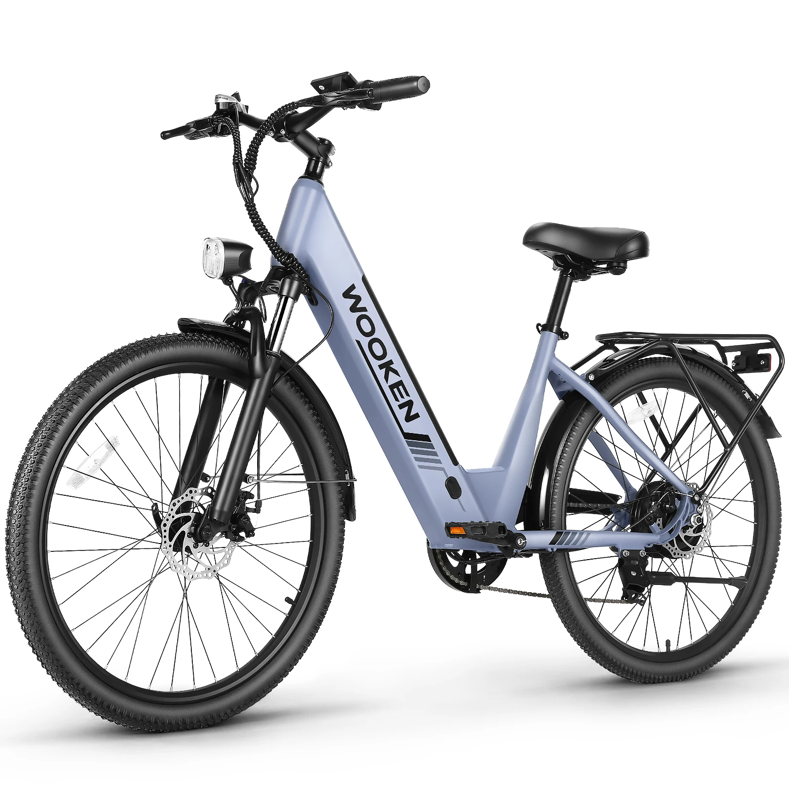 

26" Electric Bike for Adults, 1000W Peak Commuter Ebike with 48V 10.4Ah Removable Battery