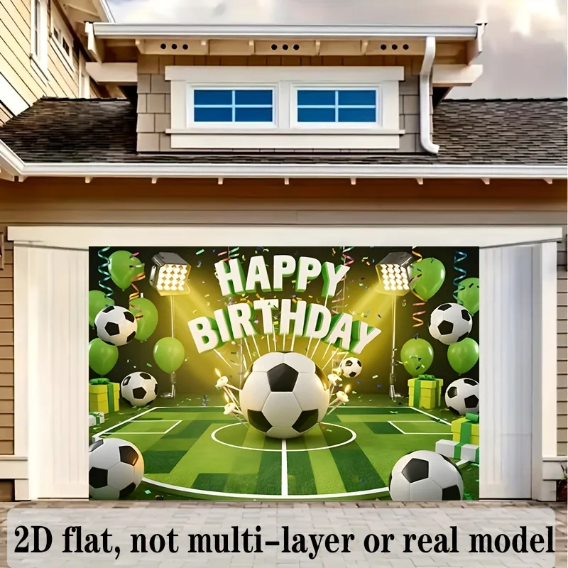 1 artículo, decoración de fondo para cumpleaños con temática de fútbol y globos, decoración de fondo para fiestas