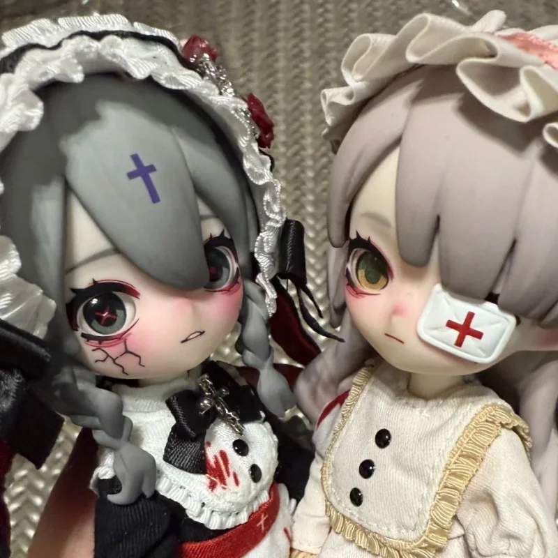 In Stock Nyssa Blind Box Eerie Nightmare Series 1/12 Bjd Gothic Anime Figure With Movable Joints Pvc Garage Kit Action Toys