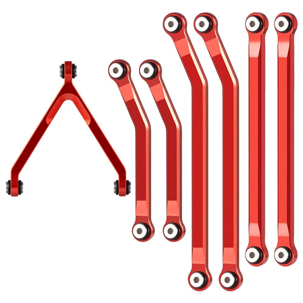 MIBIDAO Aluminum Alloy Link Rod Kit for Axial SCX24 GX470 1/24 RC Crawler Car Parts