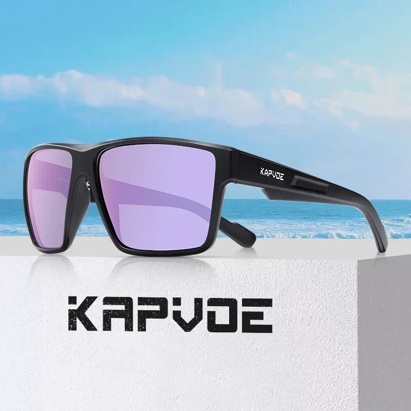 Kapvoe Polarisierte Wanderbrillen Sonnenbrillen Modebrillen Herren UV400 Sonnenbrillen für Damen Radfahren Angeln Fahren Outdoor