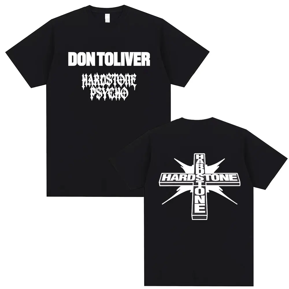 

Hot Sale New Rapper Don Toliver Hardstone Psycho T Shirts Men Women Hip Hop Rock Oversized Streetwear Men's Pure Cotton T-shirt
